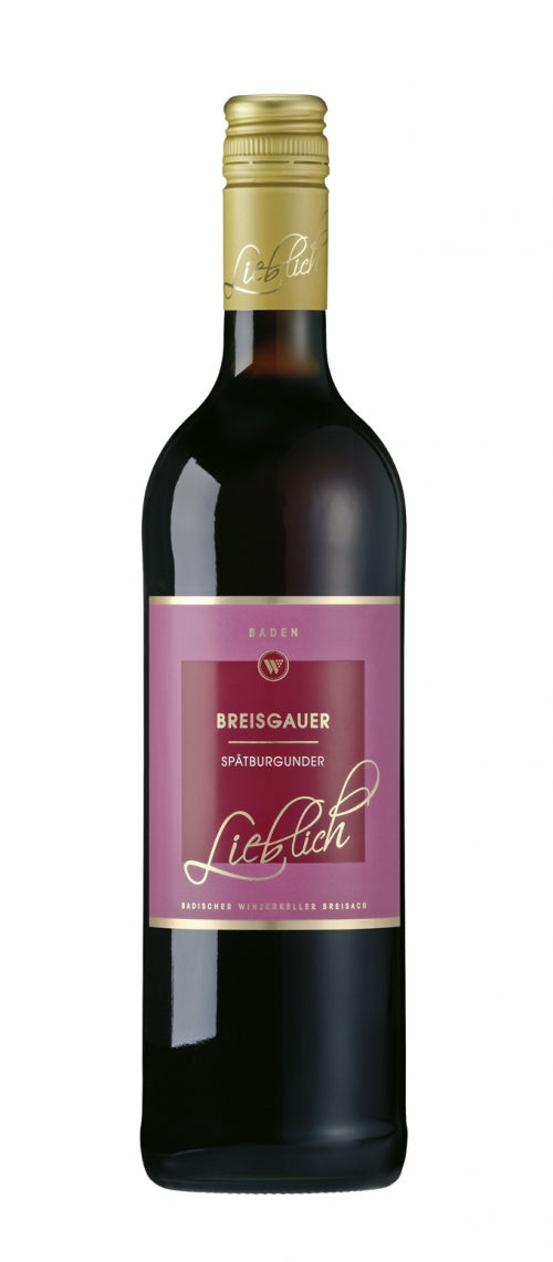Spätburgunder QbA Rotwein lieblich fruchtig 750ml 12 % Vol