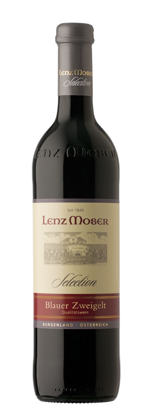 Lenz Moser Selection Blauer Zweigelt Trocken Rotwein Qualitätswein 750ml 13% Vol