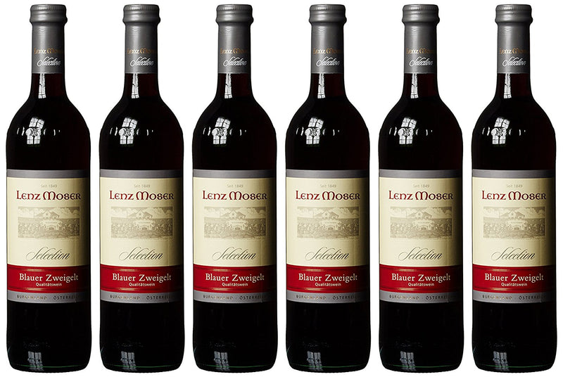 Lenz Moser Selection Blauer Zweigelt Trocken Rotwein Qualitätswein 750ml 13% Vol