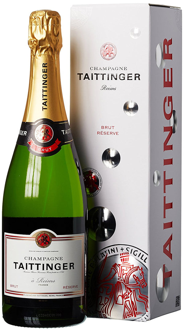 Champagner Taittinger Brut Reserve GP Geschenkpackung leichter Champagner 750ml 12% Vol