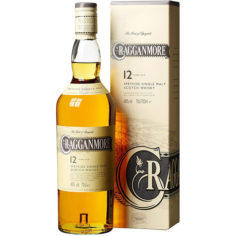 Cragganmore 12 Jahre Single Malt Scotch Whisky mit blumiger Note 700ml 40% Vol