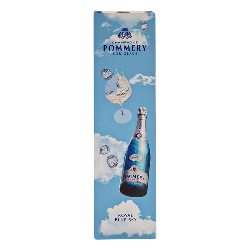 Pommery Royal Blue Sky mit Geschenkverpackung Champagner 750ml 12,5% Vol