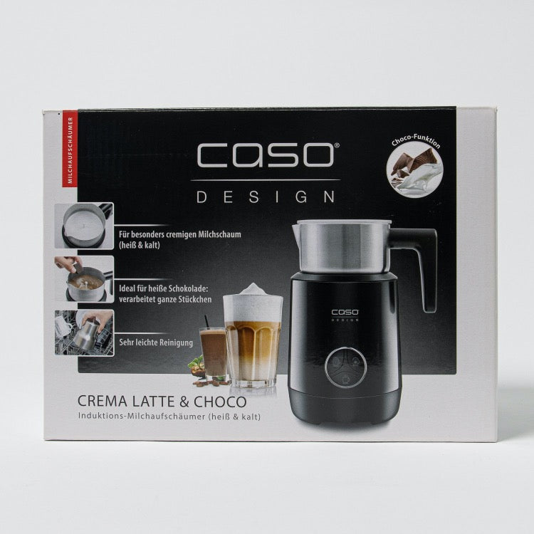 Caso Crema Latte und Choco  Induktions Milchaufschäumer schwarz 500 Watt 250ml