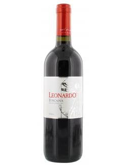 Leonardo Rosso Toscana Rotwein sanfte Frucht und mediterrane Kräuterdüfte 750ml 13% Vol