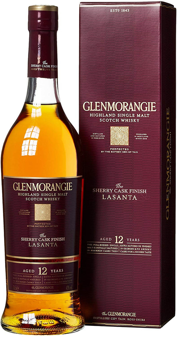 Glenmorangie Lasanta Sherry Cask Finish Single Malt Whisky 700ml 46% Vol