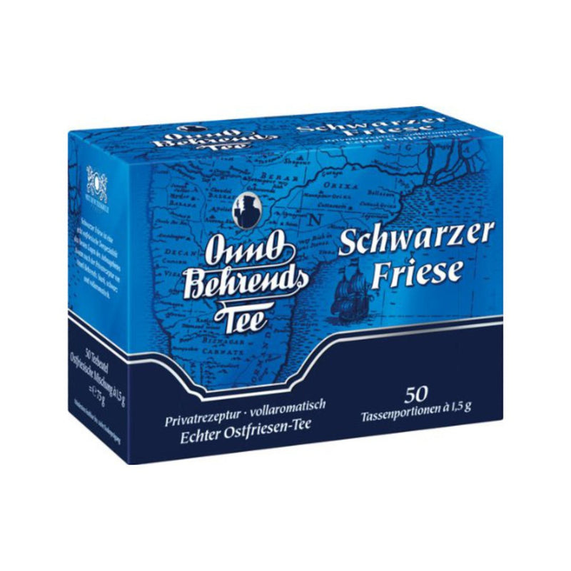 Onno Schwarzer Friese Schwarzer Tee Ostfriesen Tee Original  in Ostfriesland komponiert und gemischt 75g
