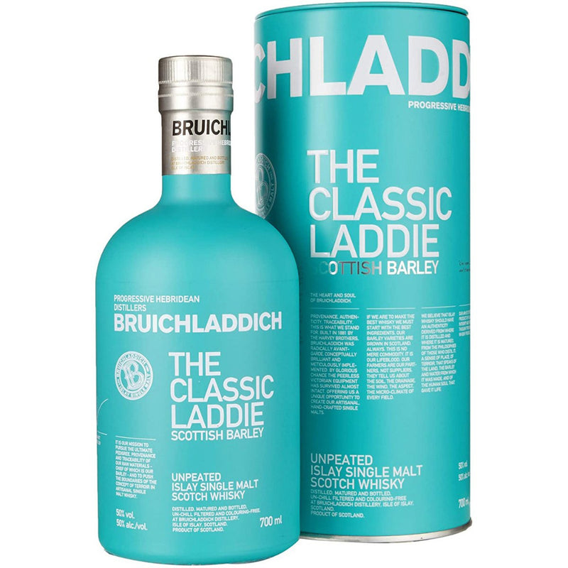 Bruichladdich The Classic Laddie Scottish Barley Whisky 700 ml 50%Vol Malzige Süße Minze und florale Noten