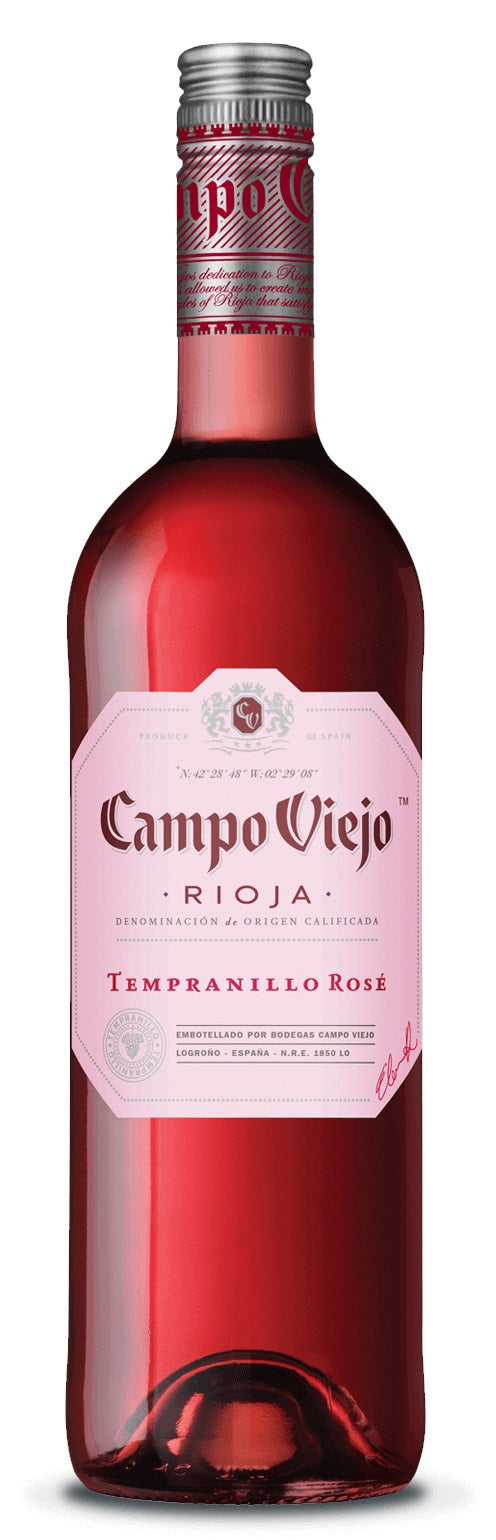 Rioja Campo Viejo Rosado charakteristischer Rosewein aus Spanien 750ml 13,5% Vol