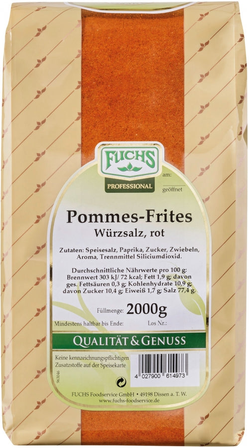Fuchs Pommes Frites Salz rot 2000 g