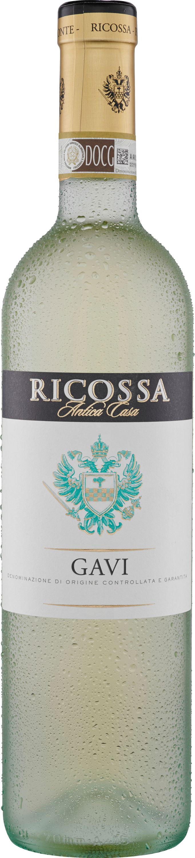 Ricossa Gavi DOCG trocken eleganter italienischer Weisswein 750ml 12%b Vol