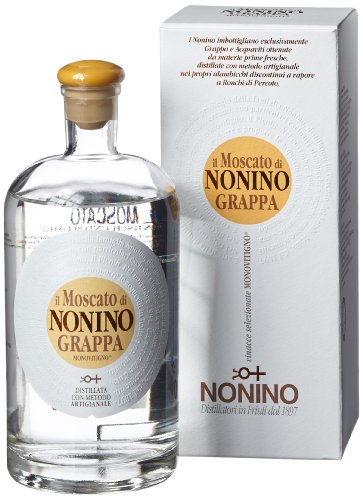 Nonino Il Moscato Monovitigno Grappa mit Geschenkverpackung 41%Vol 700ml