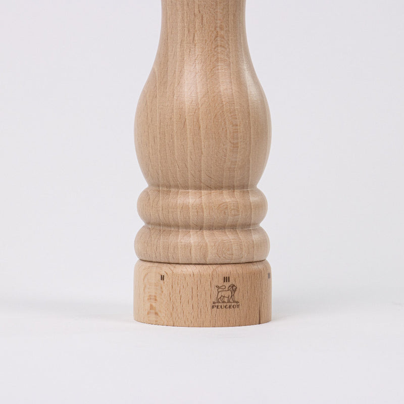Peugeot Paris Manuelle Pfeffermühle aus naturfarbenem Holz mit u'Select System 22 cm
