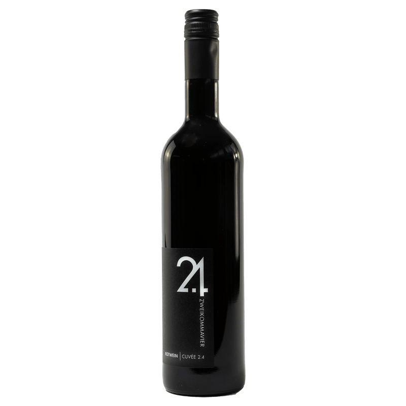 Gutschein ab 25 € + Zweikommavier Rotwein Cuvée 750ml 13% Vol.