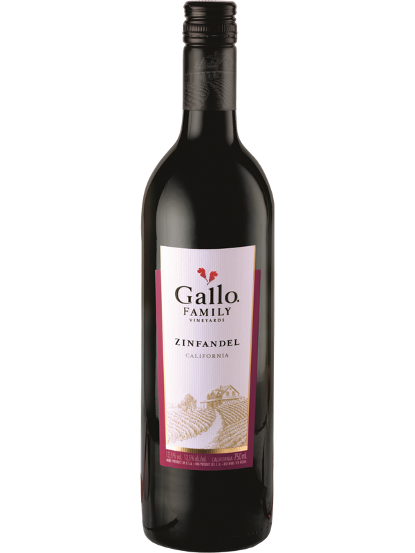 Gallo Family Vineyards Zinfandel Rotwein üppige Aromen aus Früchten 750ml 13,5% Vol
