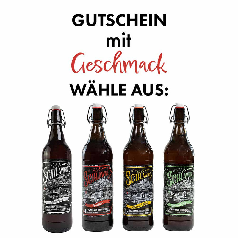 Gutschein ab 25 € + Brauhaus Obermühle Bier deiner Wahl