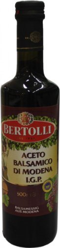 Bertolli Aceto Balsamico 500ml mit seinem typisch süß sauren Geschmack